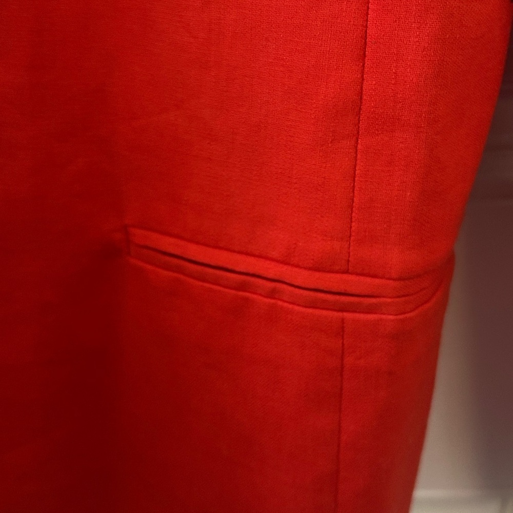 Banana Republic Vibrant Red Linen Blazer - Picture 6 of 11